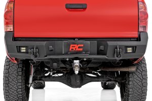 Toyota Tacoma Rear Bumper - Rough Country - With LED Cubes - '05-'15